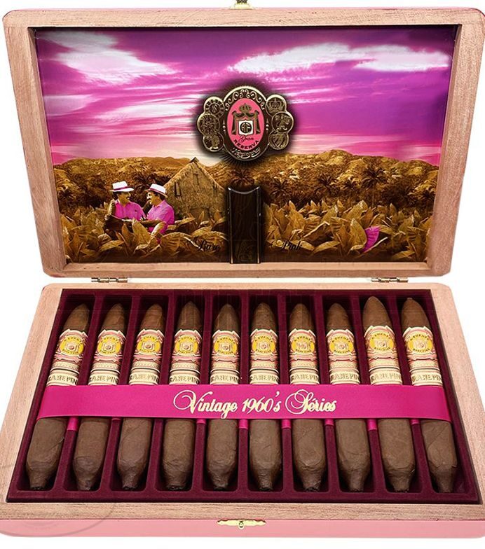 グアダルーペモダフラメンカ　Federico Mazañano ピンク Tasting Arturo Fuente Rare Pink Vintage 1960's Happy Ending